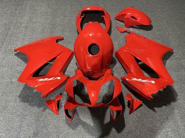 Rot Glänzend 02-12 Honda VFR800 Verkleidung