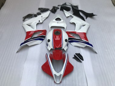 Rot Glänzend & Weiß 07-08 Honda CBR600RR Verkleidung