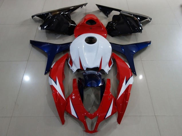 Rot Glänzend / Weiß 09-12 Honda CBR600RR Verkleidung Rot Glänzend / Weiß 09-12 Honda CBR600RR Verkleidung