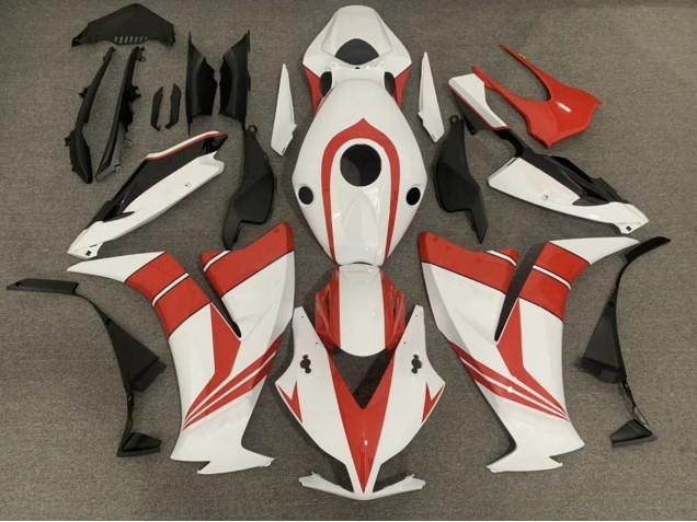 Rot Glänzend & Weiß 12-16 Honda CBR1000RR Verkleidung Rot Glänzend & Weiß 12-16 Honda CBR1000RR Verkleidung