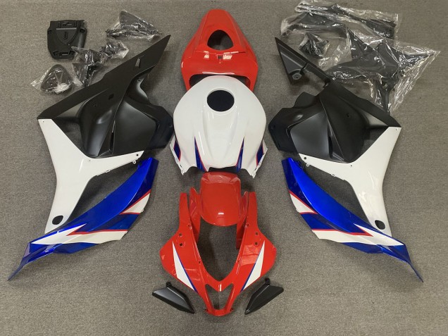 Rot Glänzend Blau & Weiß 09-12 Honda CBR600RR Verkleidung Rot Glänzend Blau & Weiß 09-12 Honda CBR600RR Verkleidung