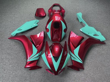 Rot Glänzend & Blaugrün 12-16 Honda CBR1000RR Verkleidung