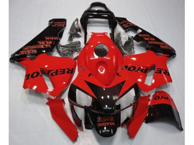 Rot Glänzend Repsol 03-04 Honda CBR600RR Verkleidung