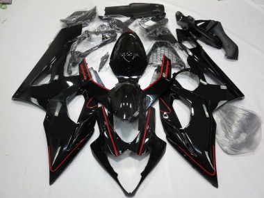 Rot Glänzend & Schwarz 05-06 Suzuki GSXR 1000 Verkleidung