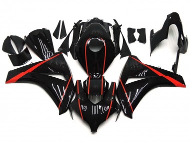 Rot Glänzend & Schwarz 08-11 Honda CBR1000RR Verkleidung