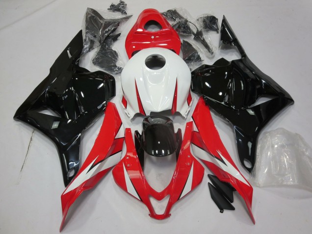 Rot Glänzend Weiß & Schwarz 09-12 Honda CBR600RR Verkleidung Rot Glänzend Weiß & Schwarz 09-12 Honda CBR600RR Verkleidung