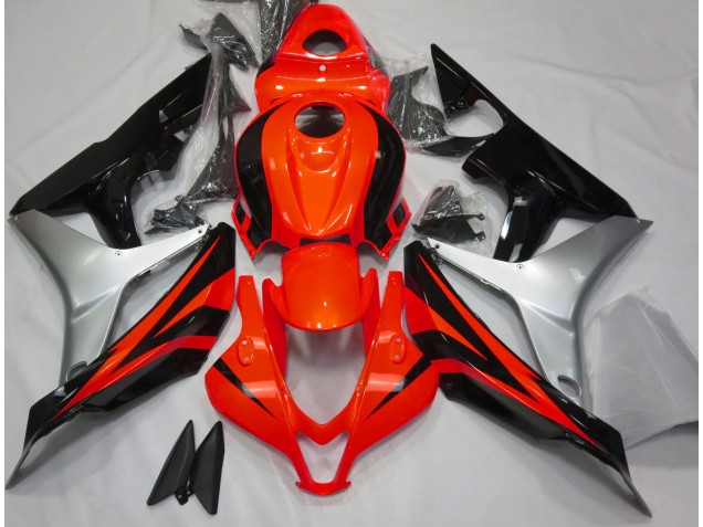 Rot Glänzend Silber & Schwarz 07-08 Honda CBR600RR Verkleidung Rot Glänzend Silber & Schwarz 07-08 Honda CBR600RR Verkleidung