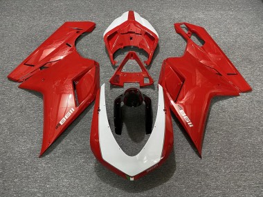 Rot Glänzend Sp-Design 07-14 Ducati 848 1098 1198 Verkleidung