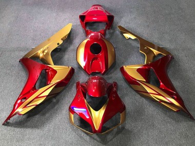 Rot & Gold 06-07 Honda CBR1000RR Verkleidung
