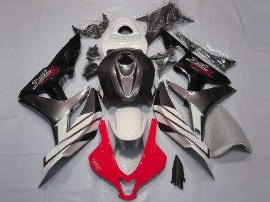 Rot Weiß & Grau 07-08 Honda CBR600RR Verkleidung
