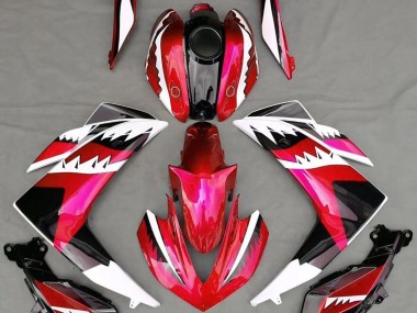 Rot Hai 15-18 Yamaha R3 Verkleidung