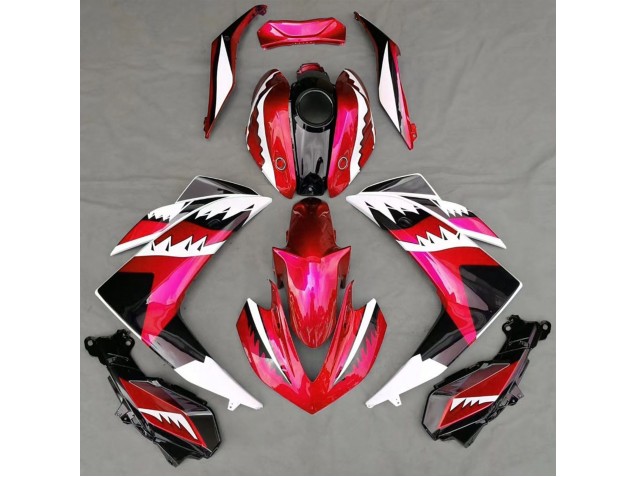 Rot Hai 15-18 Yamaha R3 Verkleidung Rot Hai 15-18 Yamaha R3 Verkleidung