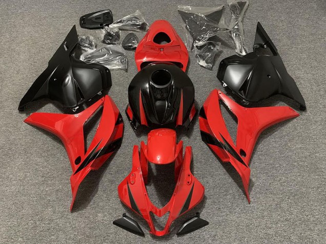 Rot & Matt Schwarz 09-12 Honda CBR600RR Verkleidung Rot & Matt Schwarz 09-12 Honda CBR600RR Verkleidung