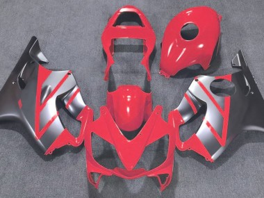 Rot & Matt Silber 01-03 Honda CBR600 F4i Verkleidung