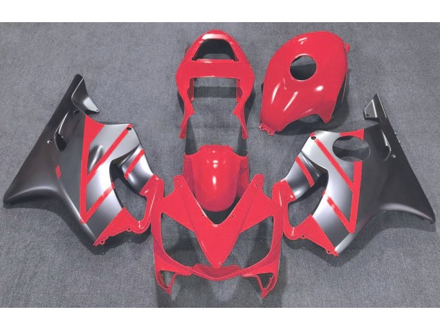 Rot & Matt Silber 01-03 Honda CBR600 F4i Verkleidung Rot & Matt Silber 01-03 Honda CBR600 F4i Verkleidung