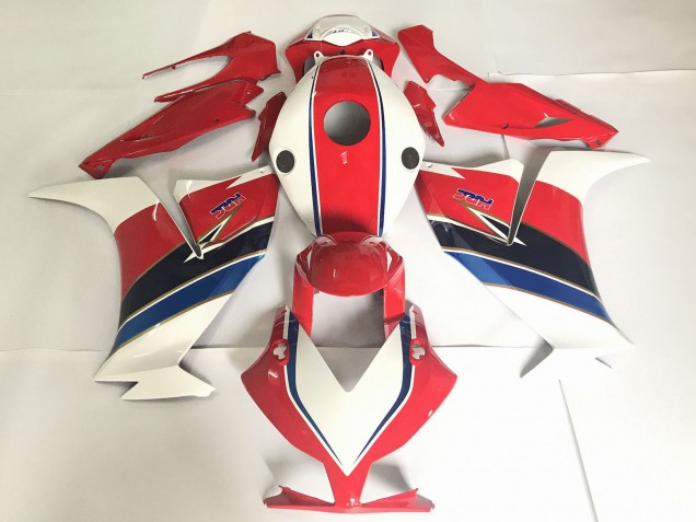 Rot Mit Weiß / Blau 12-16 Honda CBR1000RR Verkleidung Rot Mit Weiß / Blau 12-16 Honda CBR1000RR Verkleidung