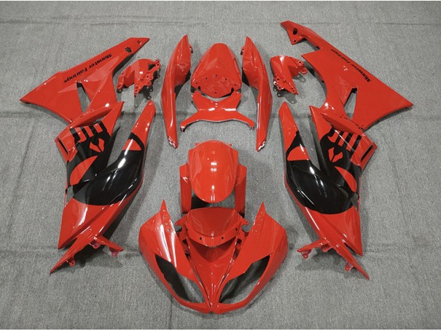 Rot Punisher 09-12 Kawasaki ZX6R Verkleidung