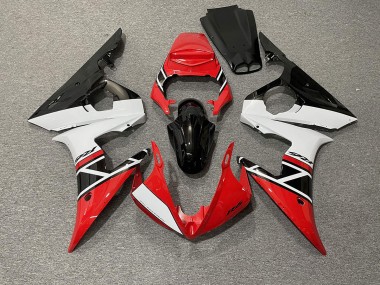 Rot Weiß & Schwarz 03-04 Yamaha R6 Verkleidung