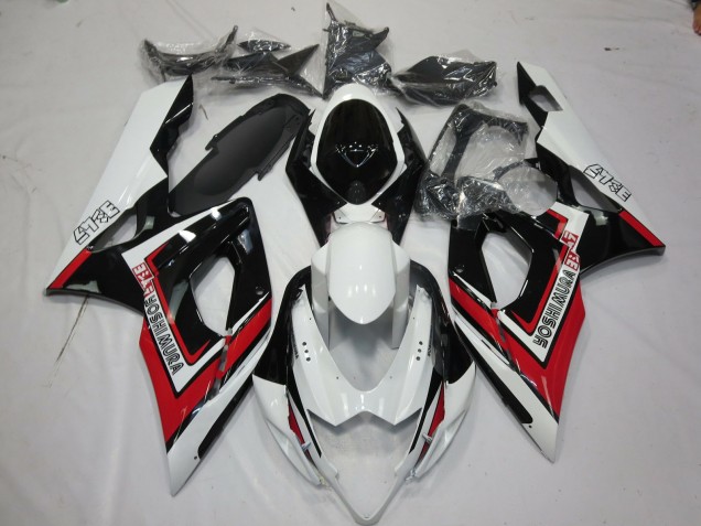 Rot Schwarz & Weiß 05-06 Suzuki GSXR 1000 Verkleidung Rot Schwarz & Weiß 05-06 Suzuki GSXR 1000 Verkleidung