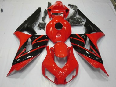 Rot & Schwarz 06-07 Honda CBR1000RR Verkleidung