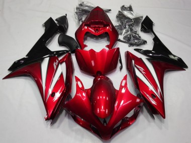 Rot Weiß & Schwarz 07-08 Yamaha R1 Verkleidung