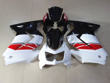 Rot Schwarz & Weiß 08-12 Kawasaki Ninja 250 Verkleidung
