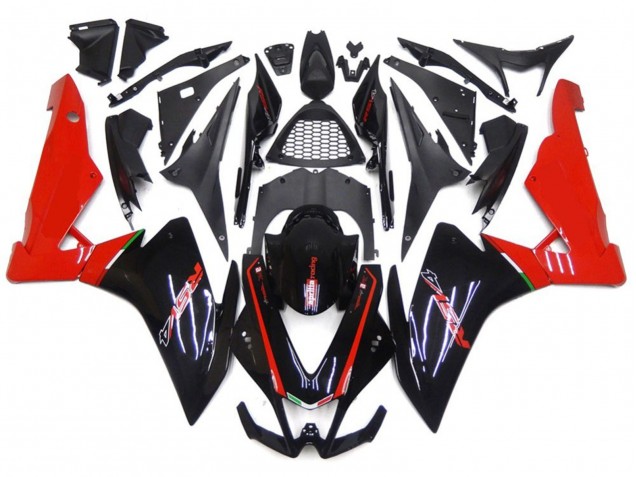 Rot & Schwarz 10-15 Aprilia RSV4 1000 Verkleidung Rot & Schwarz 10-15 Aprilia RSV4 1000 Verkleidung
