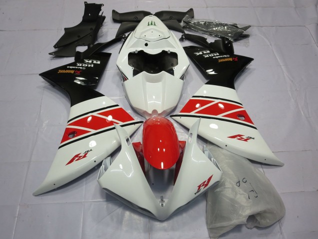 Rot Weiß & Schwarz 12-14 Yamaha R1 Verkleidung Rot Weiß & Schwarz 12-14 Yamaha R1 Verkleidung