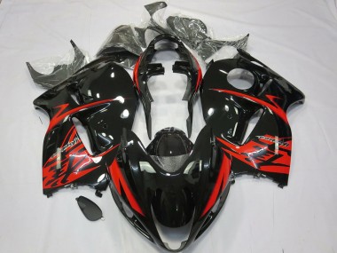 Rot & Schwarz 97-07 Suzuki GSXR 1300 Verkleidung
