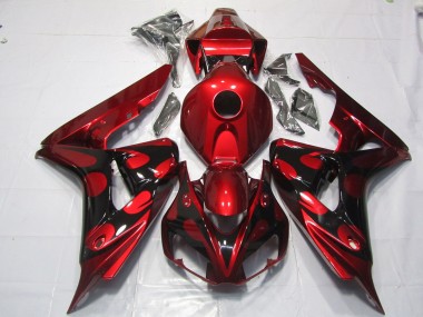 Rot & Schwarz Candy 06-07 Honda CBR1000RR Verkleidung