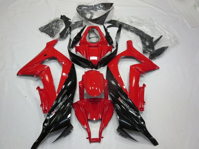 Rot Schwarz Gloss 11-15 Kawasaki ZX10R Verkleidung