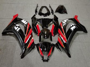Rot Schwarz Special Weiß 11-15 Kawasaki ZX10R Verkleidung