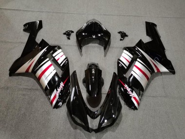 Rot-Silber & Schwarz 07-08 Kawasaki ZX6R Verkleidung