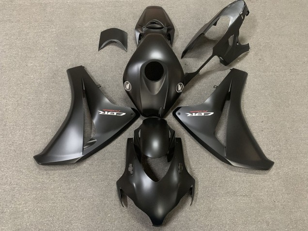 Satinschwarz 08-11 Honda CBR1000RR Verkleidung Satinschwarz 08-11 Honda CBR1000RR Verkleidung