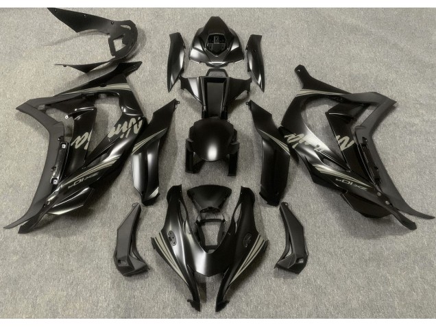 Satinschwarz & Grau 16-19 Kawasaki ZX10R Verkleidung Satinschwarz & Grau 16-19 Kawasaki ZX10R Verkleidung