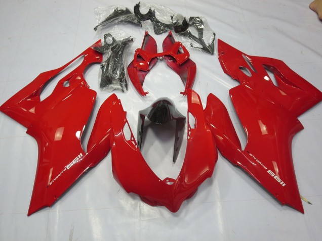 Schlichte Glanz Rot 11-14 Ducati 1199 Verkleidung Schlichte Glanz Rot 11-14 Ducati 1199 Verkleidung
