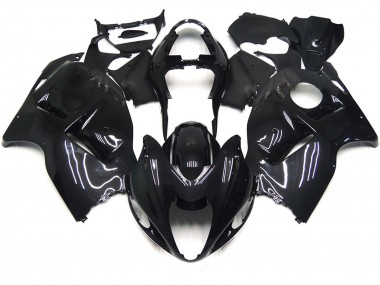 Schlichte Glanz Schwarz 97-07 Suzuki GSXR 1300 Verkleidung