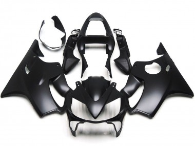 Schlichte Matt Schwarz 01-03 Honda CBR600 F4i Verkleidung