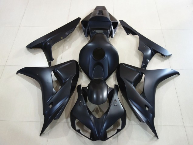 Schlichte Matt Schwarz 06-07 Honda CBR1000RR Verkleidung Schlichte Matt Schwarz 06-07 Honda CBR1000RR Verkleidung