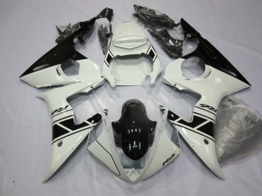 Schwarz & Weiß 03-04 Yamaha R6 Verkleidung