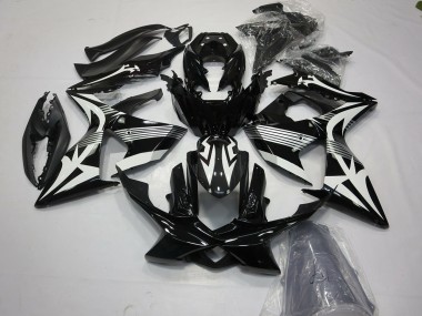 Schwarz & Weiß 09-16 Suzuki GSXR 1000 Verkleidung