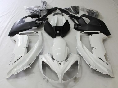 Schwarz & Weiß 12-16 Kawasaki Ninja 650R Verkleidung