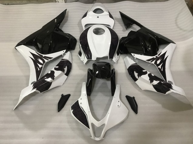 Schwarz/Weiß Benutzerdefiniert 09-12 Honda CBR600RR Verkleidung Schwarz/Weiß Benutzerdefiniert 09-12 Honda CBR600RR Verkleidung
