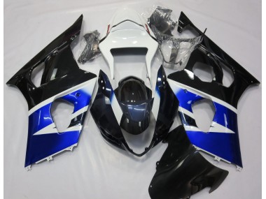 Schwarz Blau & Weiß 03-04 Suzuki GSXR 1000 Verkleidung