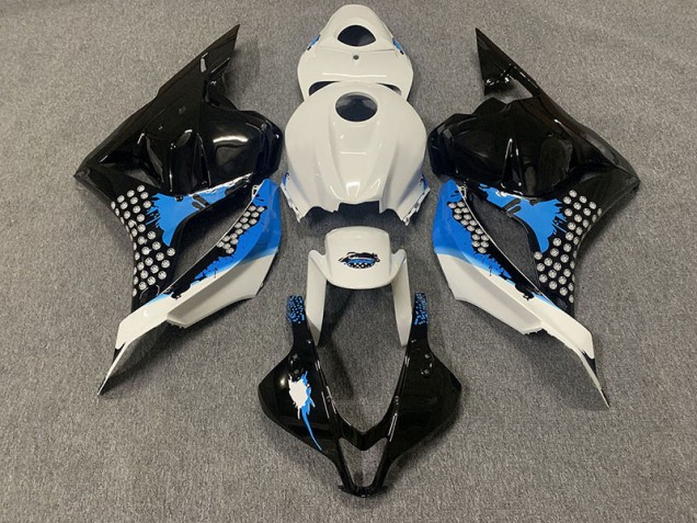 Schwarz Blau & Weiß 09-12 Honda CBR600RR Verkleidung Schwarz Blau & Weiß 09-12 Honda CBR600RR Verkleidung