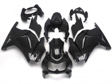Schwarz-Einfarbig Glänzend 08-12 Kawasaki Ninja 250 Verkleidung