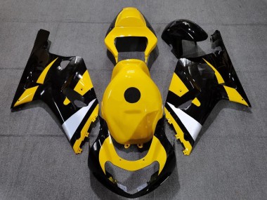 Schwarz & Gelb 01-03 Suzuki GSXR 600-750 Verkleidung