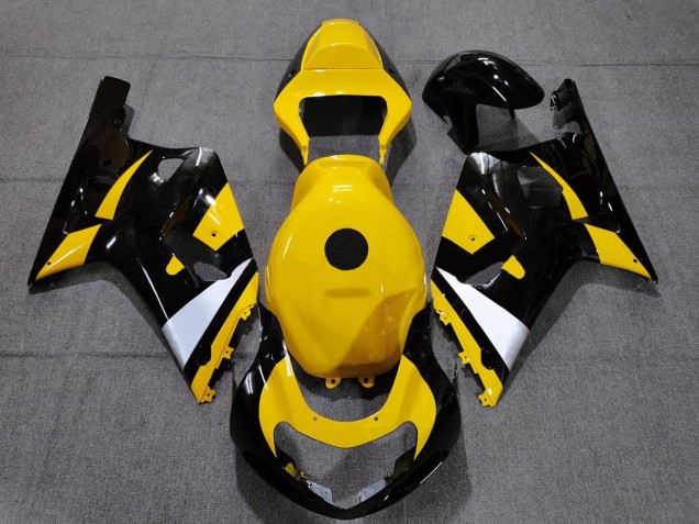 Schwarz & Gelb 01-03 Suzuki GSXR 600-750 Verkleidung Schwarz & Gelb 01-03 Suzuki GSXR 600-750 Verkleidung
