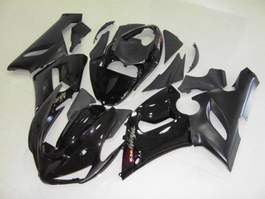 Schwarz Glanz 05-06 Kawasaki ZX6R Verkleidung