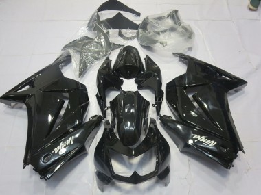 Schwarz Glanz (Custom) 08-12 Kawasaki Ninja 250 Verkleidung